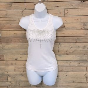 TORY BURCH White Tank Top